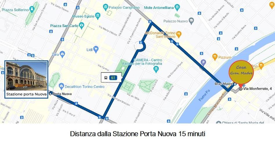 Apartament Casa Gran Madre Turyn Zewnętrze zdjęcie